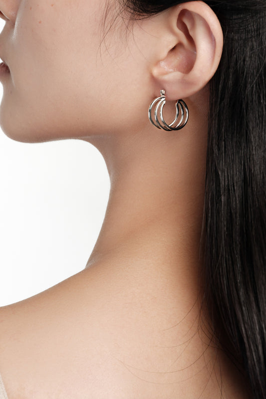 925 Silver Circle Earrings