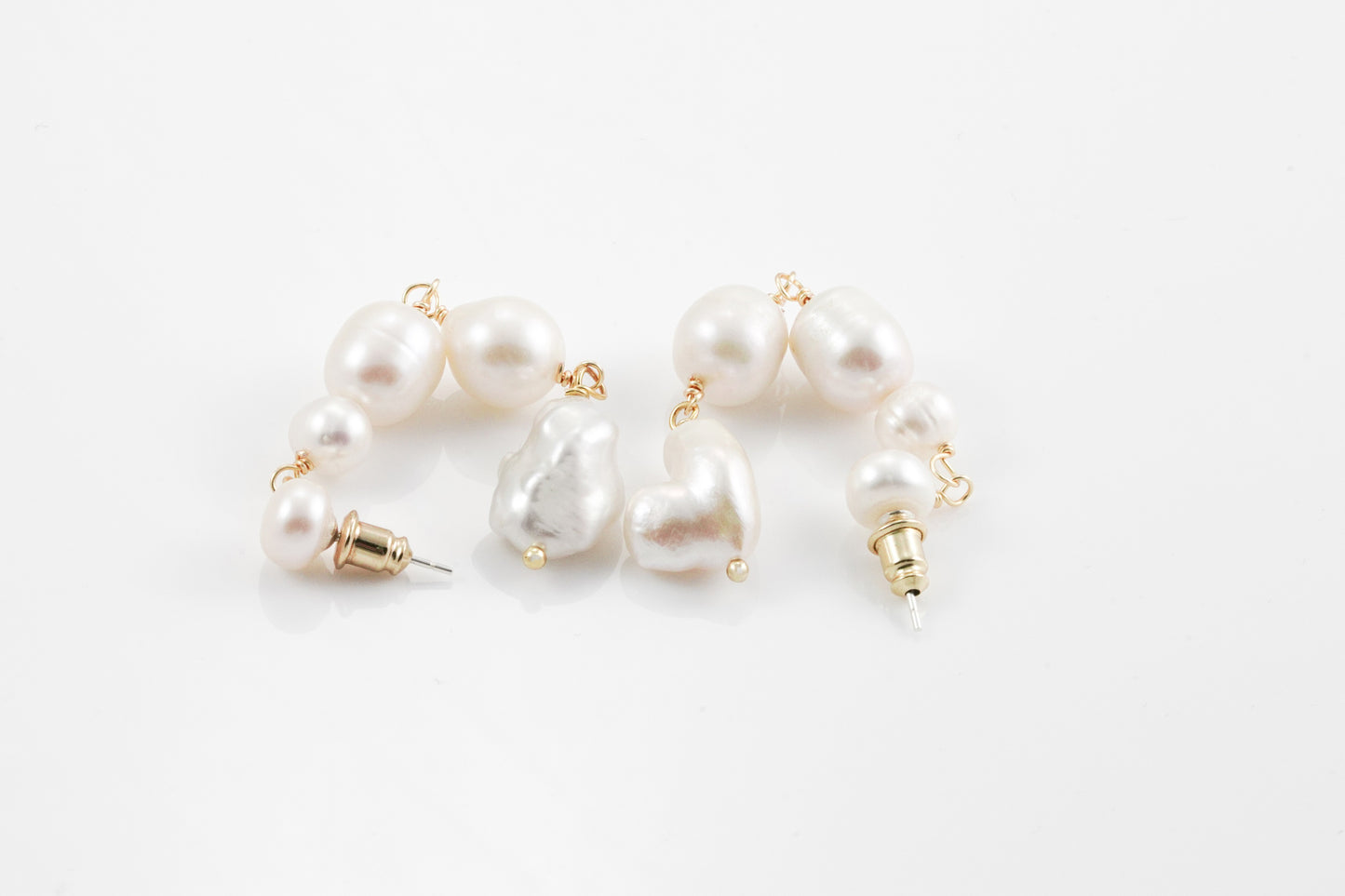 Long Baroque Pearl Earrings